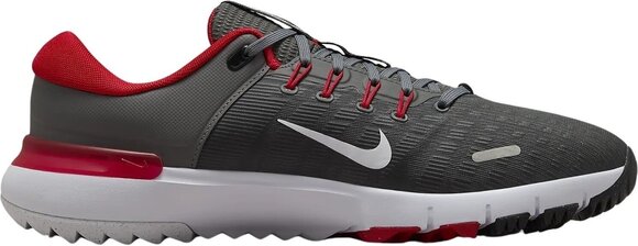 Golfskor för herrar Nike Free Unisex Grey/University Red/Smoke Grey/White 42,5 Golfskor för herrar - 3