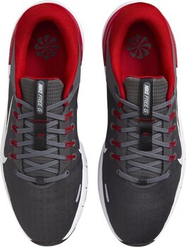 Men's golf shoes Nike Free Unisex Grey/University Red/Smoke Grey/White 42,5 Men's golf shoes - 4