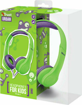 On-ear Fülhallgató Trust 22490 Bino Kids Green - 5