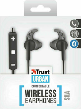 Wireless In-ear headphones Trust 21709 Sila Black/White - 4