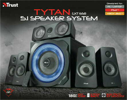 PC-luidspreker Trust 21738 GXT 658 Tytan Zwart PC-luidspreker - 3