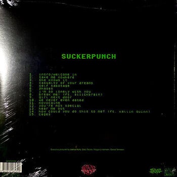 Vinylskiva Maggie Lindemann - Suckerpunch (Green Swirl Coloured) (LP) - 4