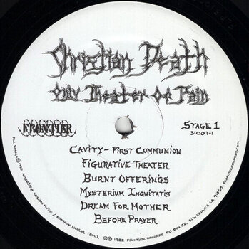 Vinyylilevy Christian Death - Only Theatre Of Pain (LP) - 2