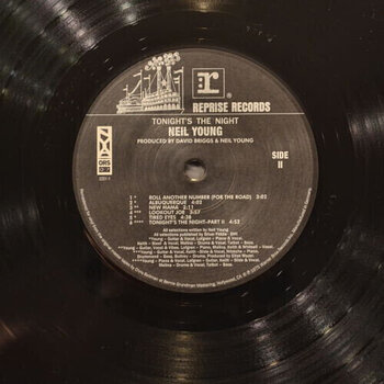 Vinyl Record Neil Young - Tonight's The Night (Reissue) (Remastered) (LP) - 3