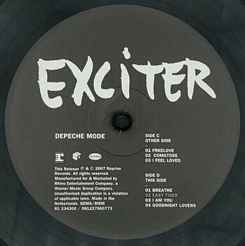 Vinyl Record Depeche Mode - Exciter (Reissue) (Remastered) ( 180 g) (LP) - 4