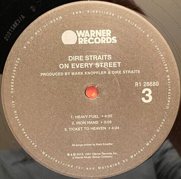 Vinyl Record Dire Straits - On Every Street (Reissue) (Remastered) (180 g) (LP) - 4