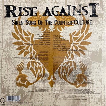 Vinylplade Rise Against - Siren Song Of The Counter-Culture (LP) - 4