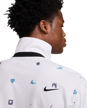 Polo Nike Tour Icon Print White/Black S Polo - 4