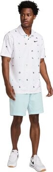 Chemise polo Nike Tour Icon Print White/Black M Chemise polo - 6