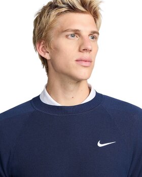 Hoodie/Sweater Nike Tour Knit Crew Midnight Navy/White M - 3