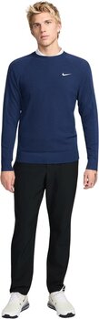 Sweat à capuche/Pull Nike Tour Knit Crew Midnight Navy/White M - 6