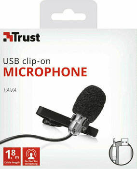 Dynamický klopový mikrofón Trust 22487 Lava - 2