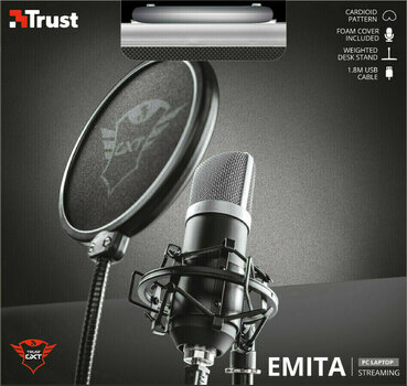 Microfone USB Trust 21753 GXT 252 Emita - 11