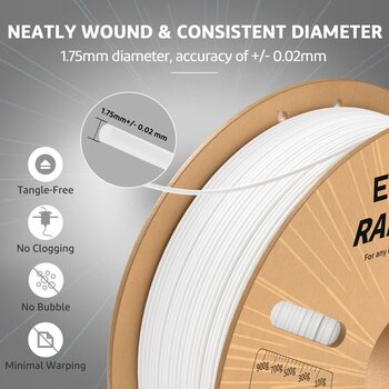 Filament Elegoo Rapid PLA+ Filament 1,75 mm 1 kg Gri - 5