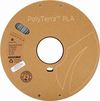 Szál Polymaker PolyTerra PLA Szál 1,75 mm 1 kg Fossil Grey - 2