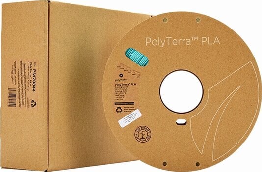 Нажежаема жичка Polymaker PolyTerra PLA Нажежаема жичка 1,75 mm 1 kg Arctic Teal - 2