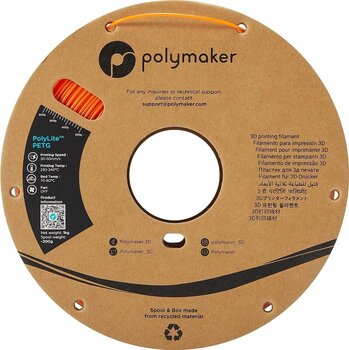 Szál Polymaker PolyLite PETG Szál 1,75 mm 1 kg Orange - 3