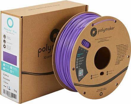 Szál Polymaker PolyLite PLA Szál 1,75 mm 1 kg Purple - 2