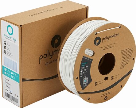 Szál Polymaker PolyLite PLA ASA Szál 1,75 mm 1 kg White - 2