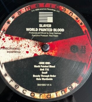 Vinyl Record Slayer - World Painted Blood (Reissue) (LP) - 2