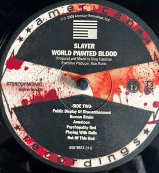 Vinylskiva Slayer - World Painted Blood (Reissue) (LP) - 3