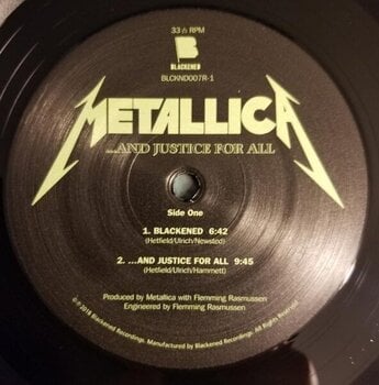 Vinyl Record Metallica - Justice For All (Reissue) (Remastered) (2 LP) - 2