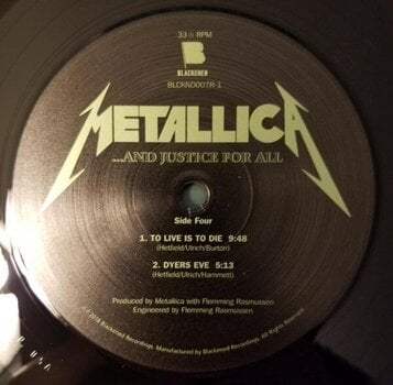 Vinylskiva Metallica - Justice For All (Reissue) (Remastered) (2 LP) - 5