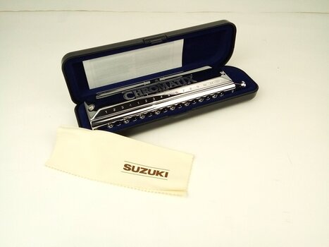 Chromatic harmonica Suzuki Music SCX-64 Chromatix 16H C Chromatic harmonica (Pre-owned) - 2