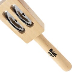 Jingle bar, ravna ročna tamburica Noicetone S030-1 16x4cm Natural Jingle bar, ravna ročna tamburica - 1