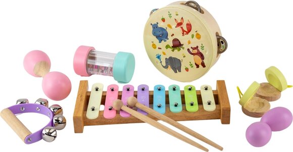 Ütőhangszer szett gyerekeknek Noicetone P014-3 Percussion Set 22x23x7cm Ütős készlet - 2