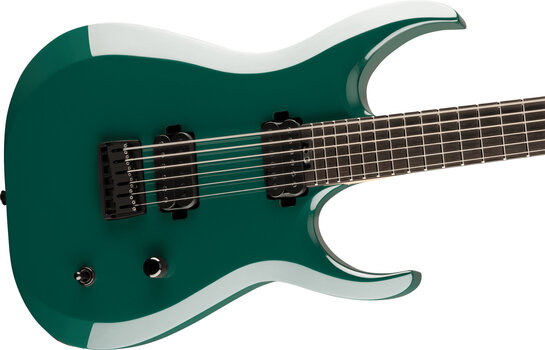 Guitare électrique Jackson Pro Series Roman Ibramkhalilov MDK HT6 Baritone EB Emerald Green Guitare électrique - 4