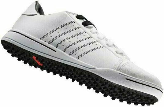 Calçado de golfe júnior Adidas Adicross Junior Golf Shoes White UK 3 - 2