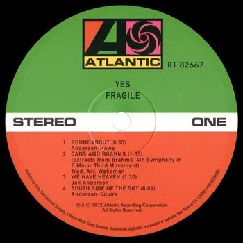 Vinyl Record Yes - Fragile (Reissue) (180 g) (LP) - 2