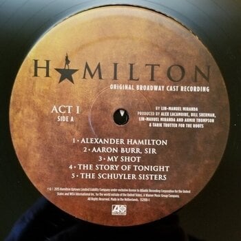 Vinyl Record Lin-Manuel Miranda - Hamilton (Original Broadway Cast Recording) (Box Set) (4 LP) - 3