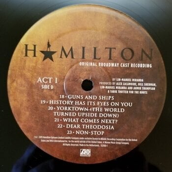 Vinyl Record Lin-Manuel Miranda - Hamilton (Original Broadway Cast Recording) (Box Set) (4 LP) - 8