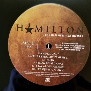 Vinyl Record Lin-Manuel Miranda - Hamilton (Original Broadway Cast Recording) (Box Set) (4 LP) - 15