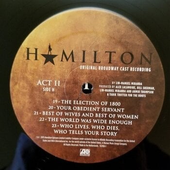 Vinyl Record Lin-Manuel Miranda - Hamilton (Original Broadway Cast Recording) (Box Set) (4 LP) - 16