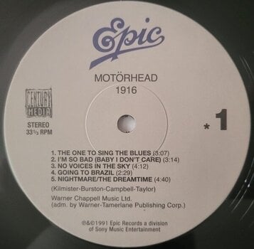 Vinyl Record Motörhead - 1916 (Reissue) (LP) - 3