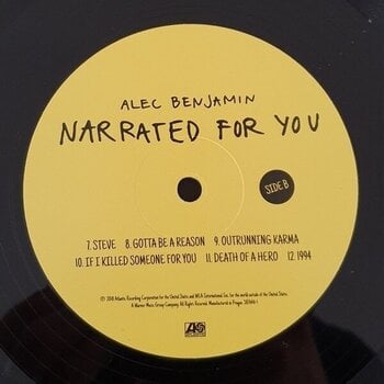 Vinyl Record Alec Benjamin - Narrated For You (LP) - 3