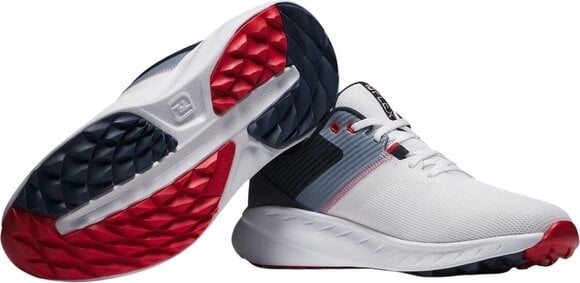 Men's golf shoes Footjoy Flex White/Navy/Red 41 Men's golf shoes - 5