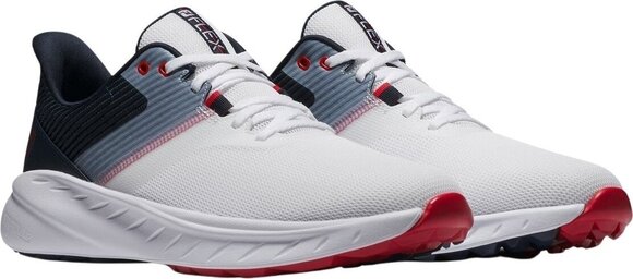 Férfi golfcipők Footjoy Flex White/Navy/Red 42 Férfi golfcipők - 4