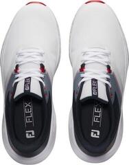 Pánské golfové boty Footjoy Flex White/Navy/Red - 5