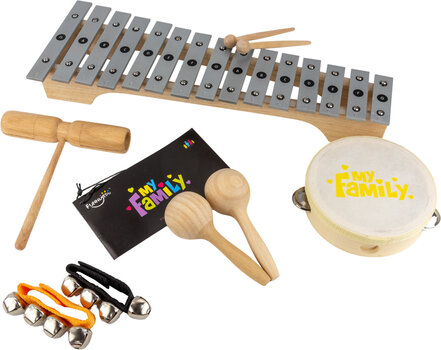 Percussion enfant Noicetone P022-1 Percussion Set 51,5x34,5x10cm Ensemble de percussions - 2