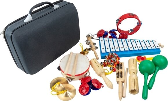 Perkusjny zestaw - edukacyjny Noicetone P006-1 Percussion Set 40x29x12cm Zestaw perkusyjny - 2