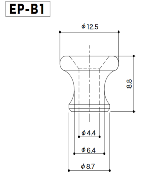 Fermeture de sangle Gotoh EP-B1 GG Fermeture de sangle Gold - 2