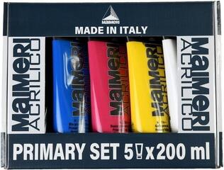 Acrylic Paint Maimeri Acrilico Set of Acrylic Paints 5 x 200 ml - 1