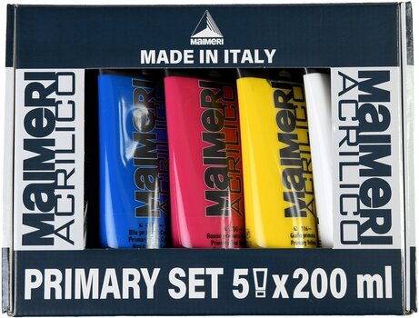 Acrylic Paint Maimeri Acrilico Set of Acrylic Paints 5 x 200 ml - 2