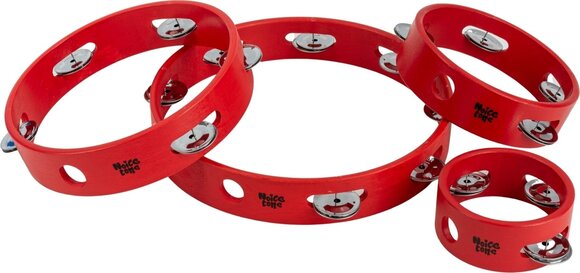 Classical Tambourine Noicetone D015-2 10x4,5cm Red 3,94" Classical Tambourine - 6