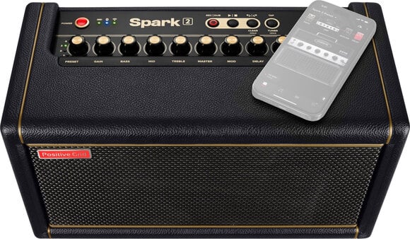 Amplificador combo de modelação Positive Grid Spark 2 Black Amplificador combo de modelação (Apenas desembalado) - 12