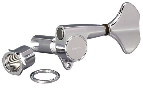 Stemmechanieken voor basgitaar Gotoh GB707-5 C 3L/2R Chrome Stemmechanieken voor basgitaar - 2